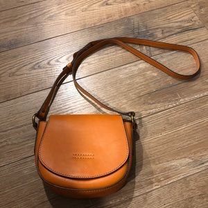 Frye rounded crossbody bag